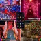 Red White and Blue String Lights, Color Changing Smart RGB Christmas Lights with Remote & App Control & Timer, Music Sync Multiple Modes 66ft 200 LED Twinkle Light Indoor Outdoor